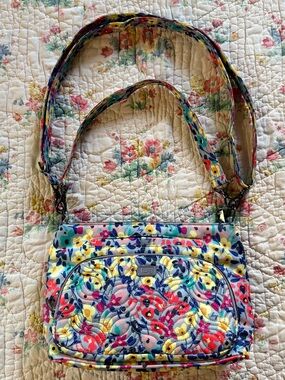 Lug Samba Floral Crossbody RFID Protection Bag